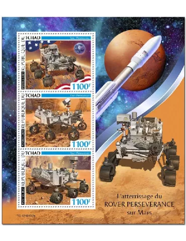 n° 3259/3261 - Timbre TCHAD Poste