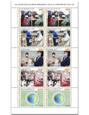 n° 3273/3277 - Timbre TCHAD Poste