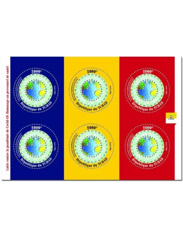 n° 3280/3282 - Timbre TCHAD Poste