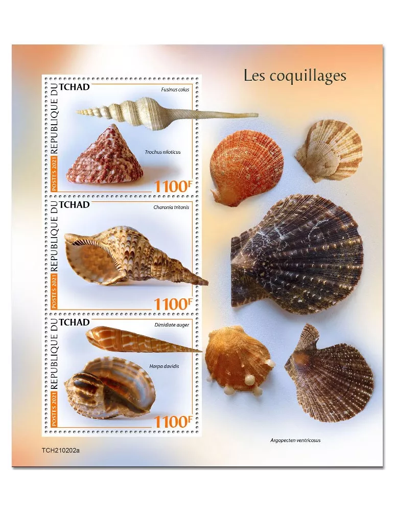 n° 3292/3294 - Timbre TCHAD Poste
