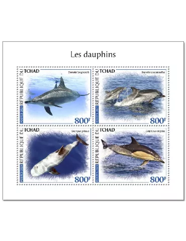 n° 3317/3320 - Timbre TCHAD Poste