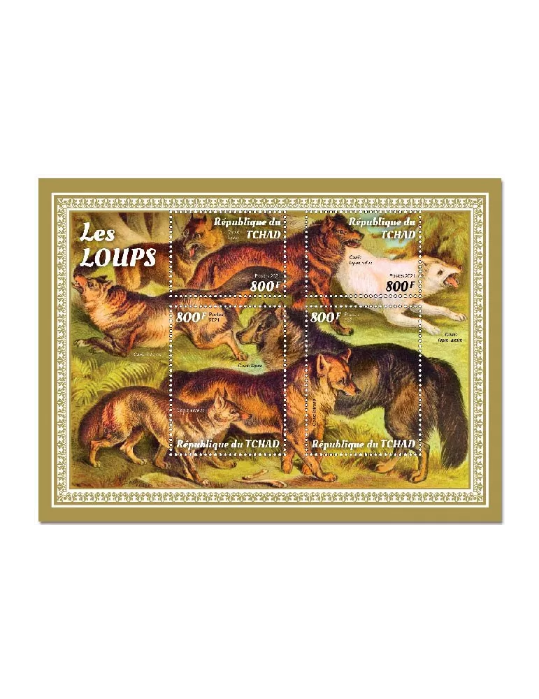 n° 3337/3340 - Timbre TCHAD Poste