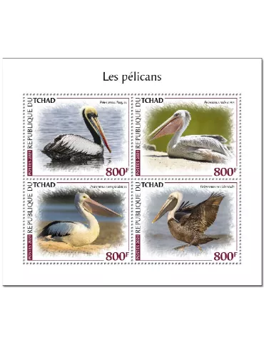 n° 3345/3348 - Timbre TCHAD Poste