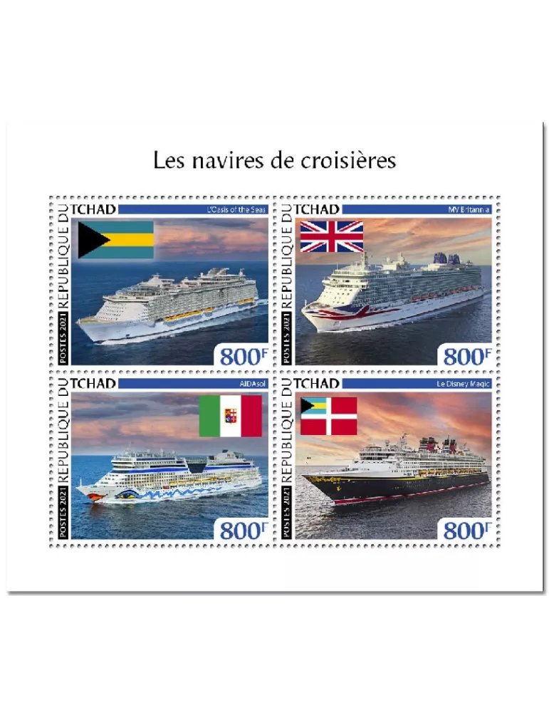 n° 3382/3385 - Timbre TCHAD Poste