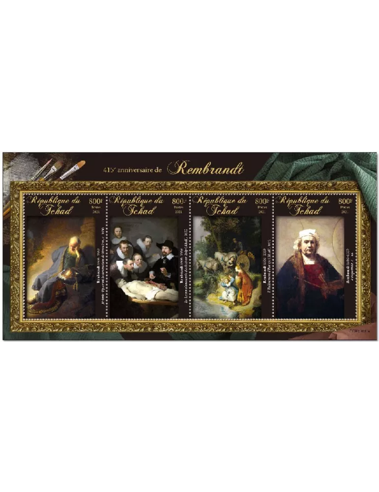 n° 3424/3427 - Timbre TCHAD Poste