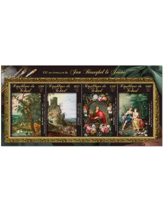 n° 3428/3431 - Timbre TCHAD Poste