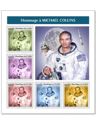 n° 3456/3460 - Timbre TCHAD Poste