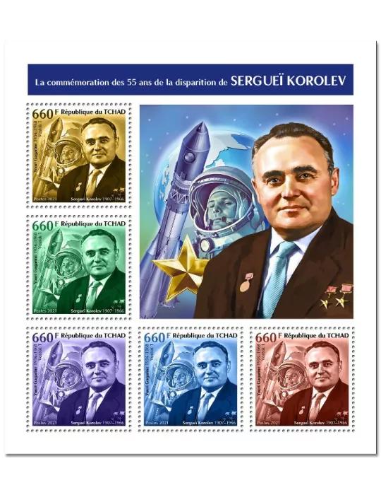 n° 3461/3465 - Timbre TCHAD Poste