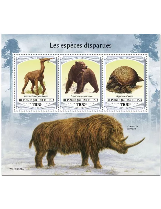 n° 3488/3490 - Timbre TCHAD Poste