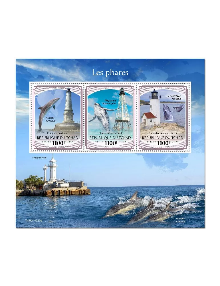 n° 3536/3538 - Timbre TCHAD Poste