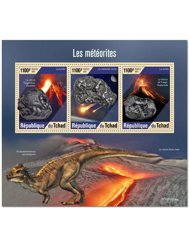 n° 3539/3541 - Timbre TCHAD Poste