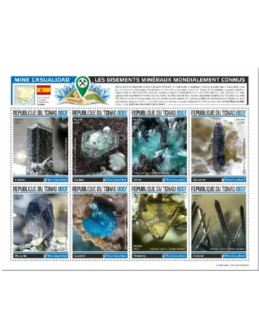 n° 3617/3624 - Timbre TCHAD Poste