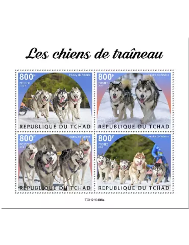 n° 3641/3644 - Timbre TCHAD Poste