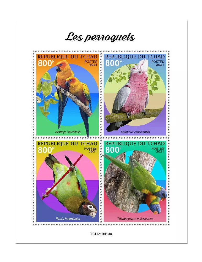 n° 3669/3672 - Timbre TCHAD Poste