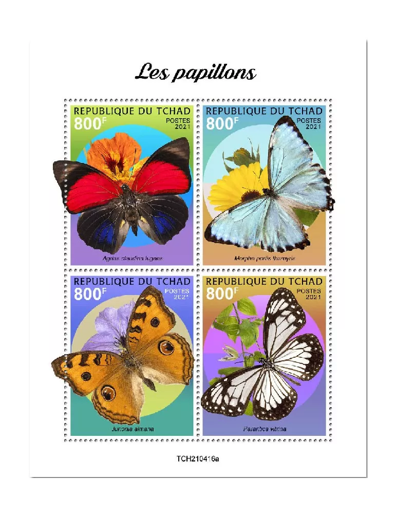 n° 3681/3684 - Timbre TCHAD Poste