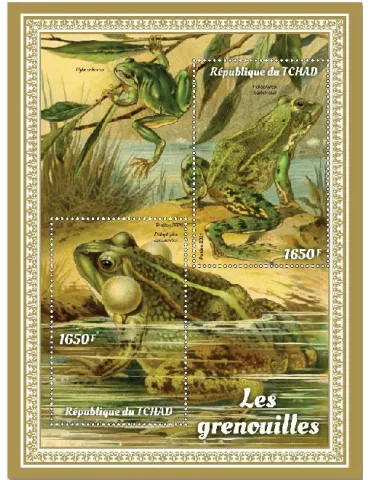 n° 3691/3692 - Timbre TCHAD Poste