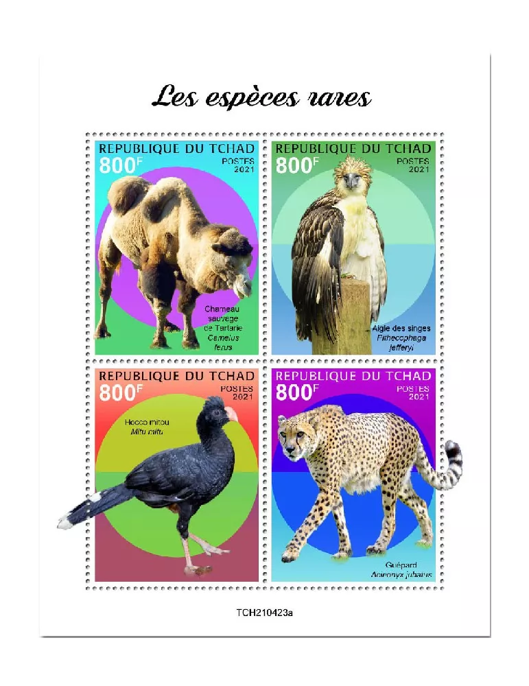n° 3700/3703 - Timbre TCHAD Poste