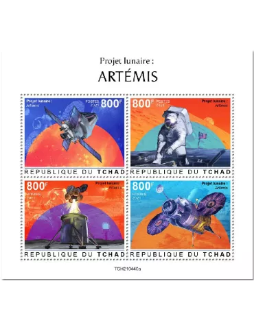 n° 3770/3773 - Timbre TCHAD Poste