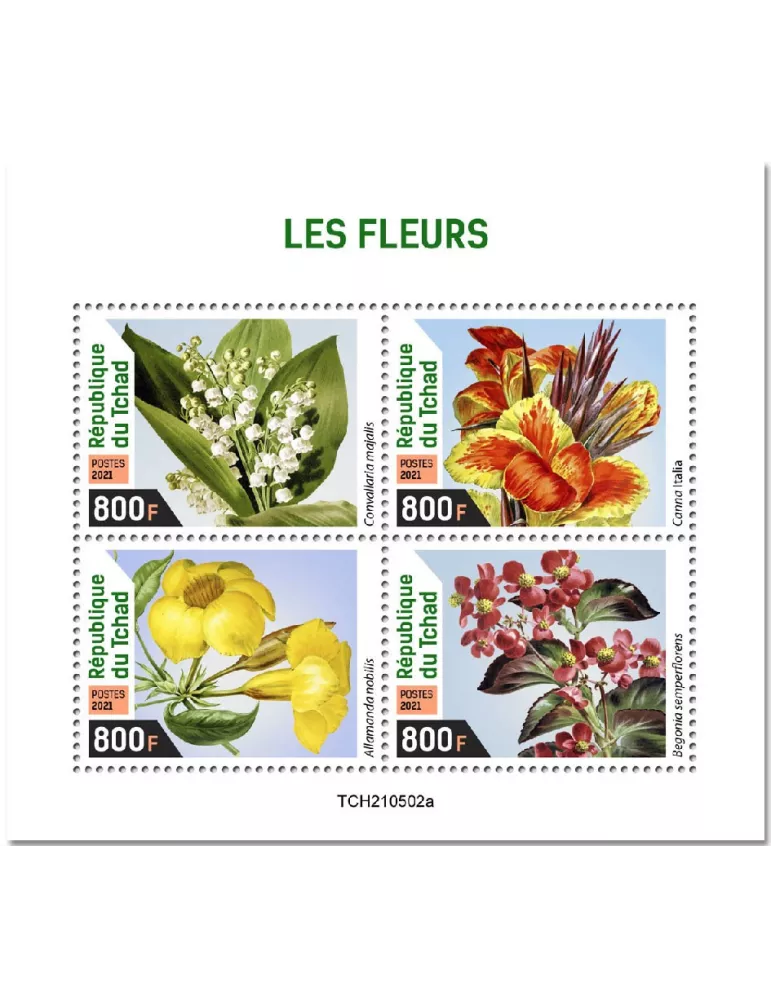n° 3794/3797 - Timbre TCHAD Poste