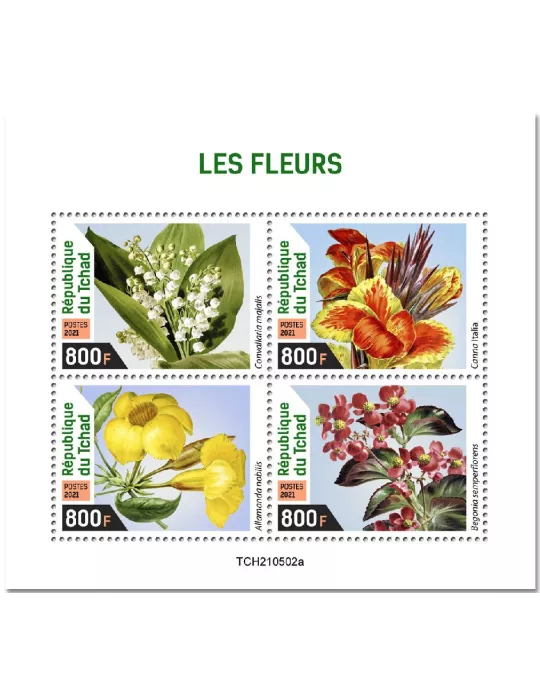 n° 3794/3797 - Timbre TCHAD Poste