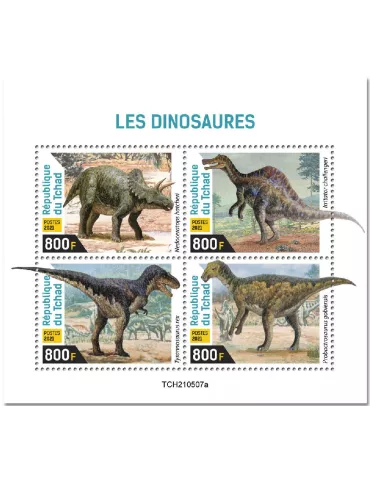 n° 3814/3817 - Timbre TCHAD Poste