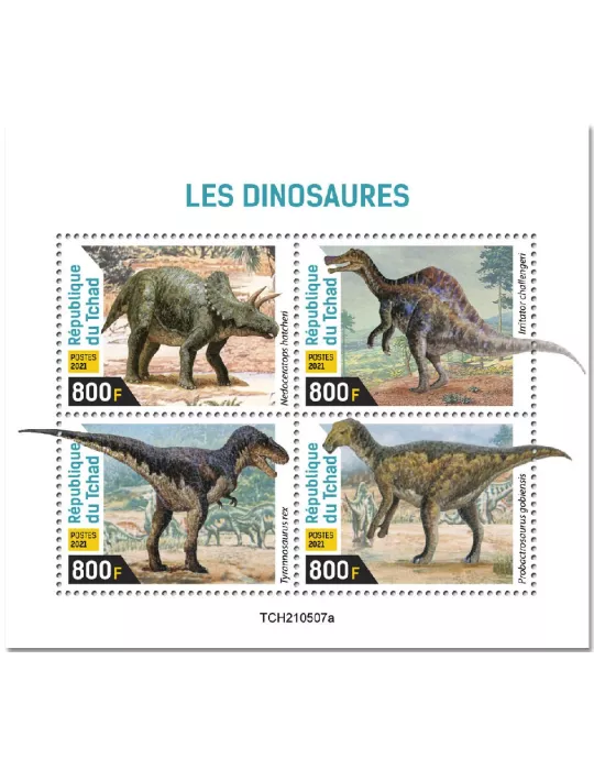 n° 3814/3817 - Timbre TCHAD Poste