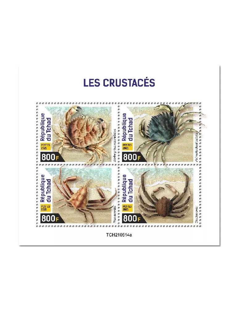 n° 3842/3845 - Timbre TCHAD Poste