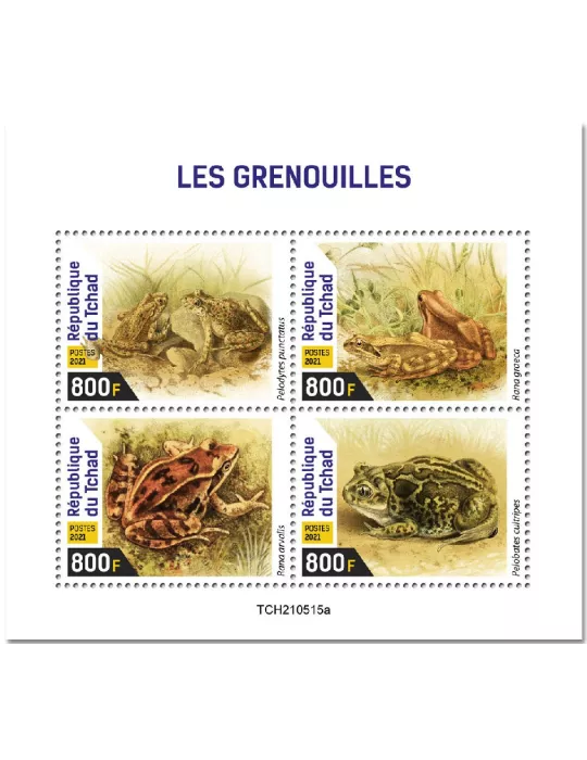 n° 3846/3849 - Timbre TCHAD Poste