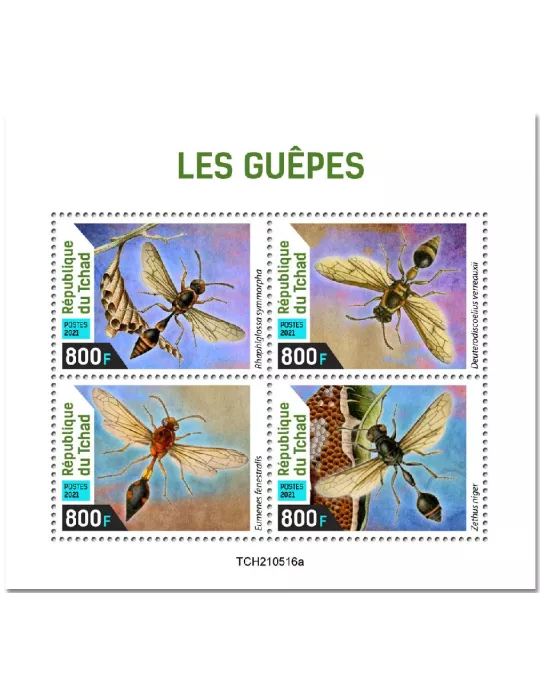 n° 3850/3853 - Timbre TCHAD Poste