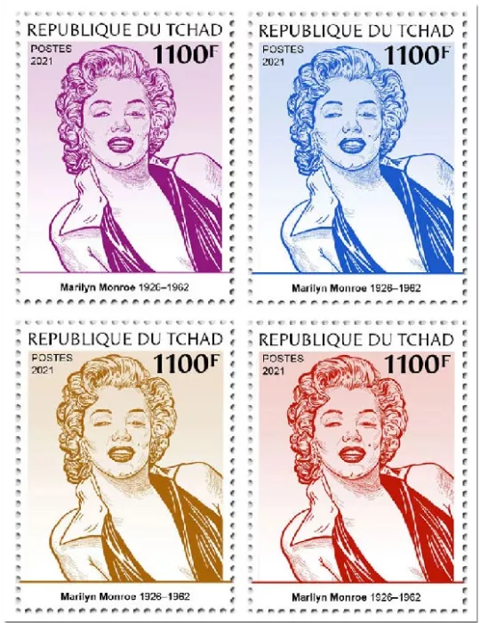 n° 3898/3901 - Timbre TCHAD Poste