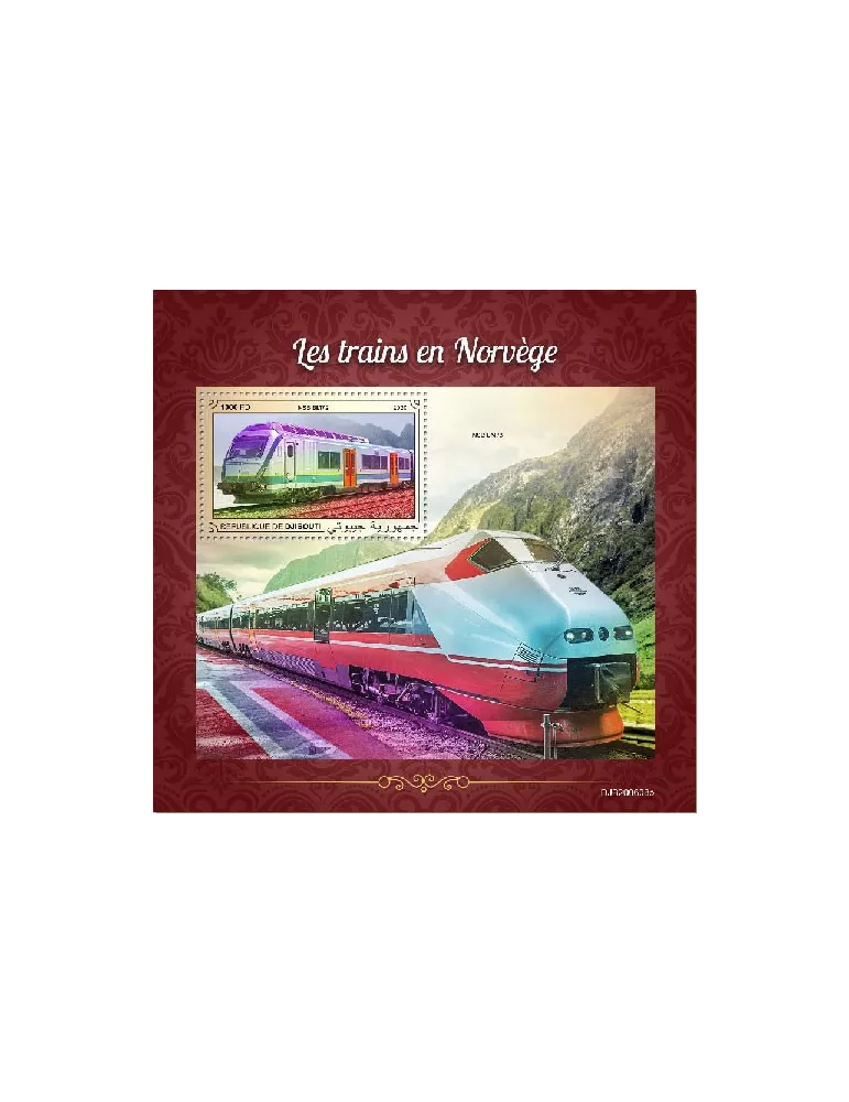 n° 650D - Timbre DJIBOUTI Blocs et feuillets