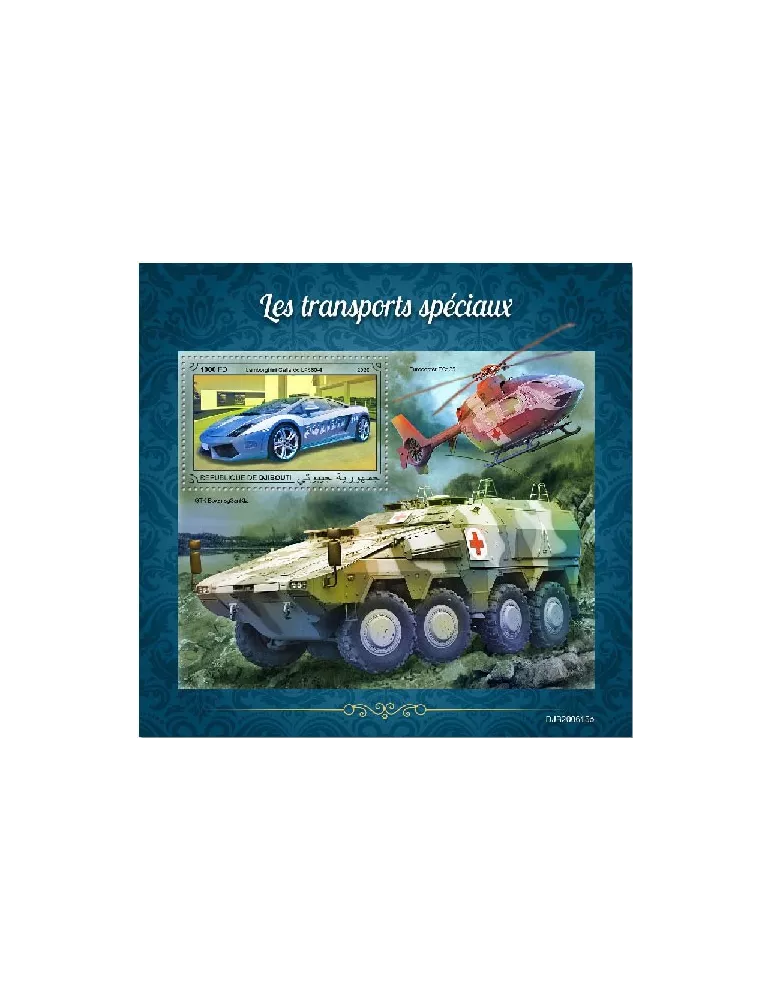 n° 650H - Timbre DJIBOUTI Blocs et feuillets