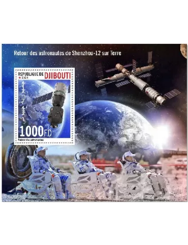 n° 746 - Timbre DJIBOUTI Blocs et feuillets