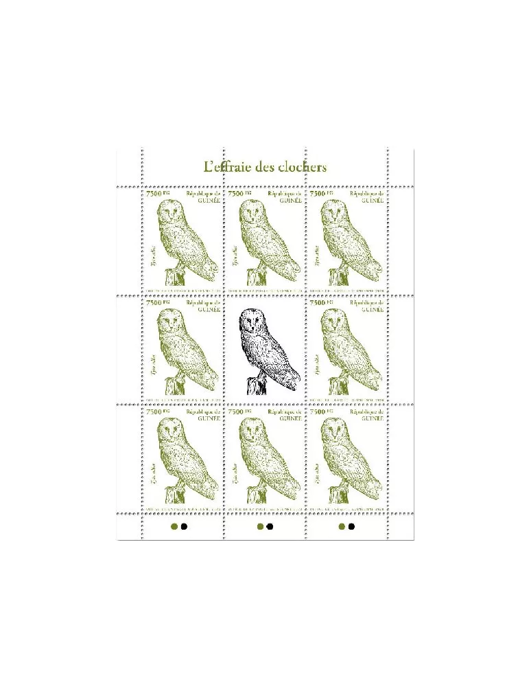 n° 10502 - Timbre GUINEE Poste