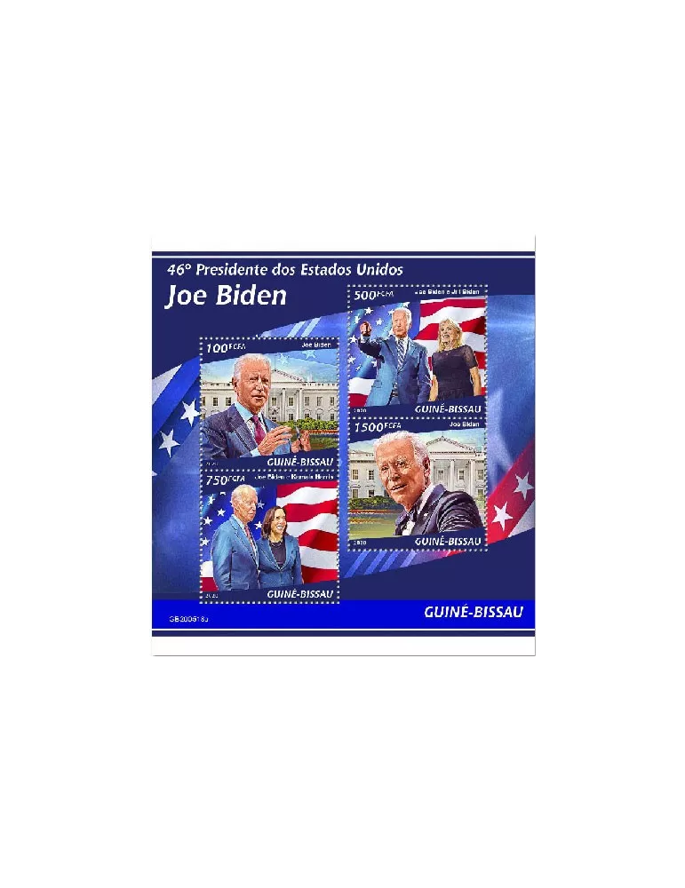 n° 8870/8873 - Timbre GUINEE-BISSAU Poste