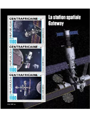 n° 8348/8350 - Timbre CENTRAFRIQUE Poste