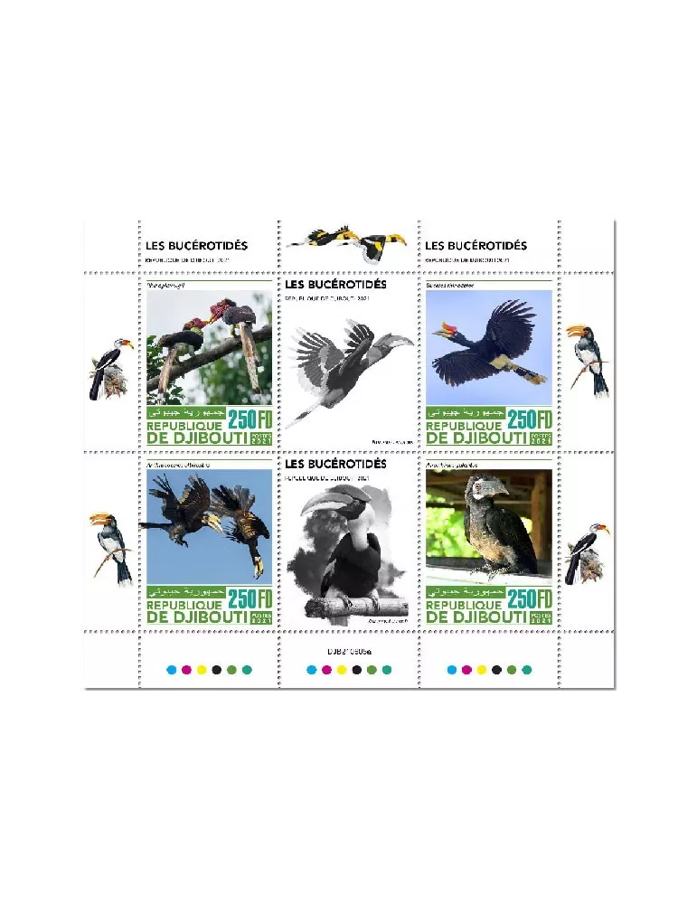 n° 3773/3776 - Timbre DJIBOUTI Poste