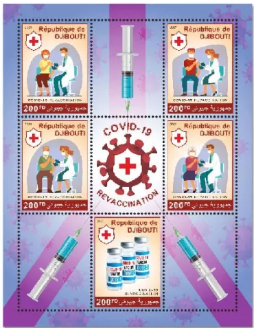 n° 3837/3841 - Timbre DJIBOUTI Poste