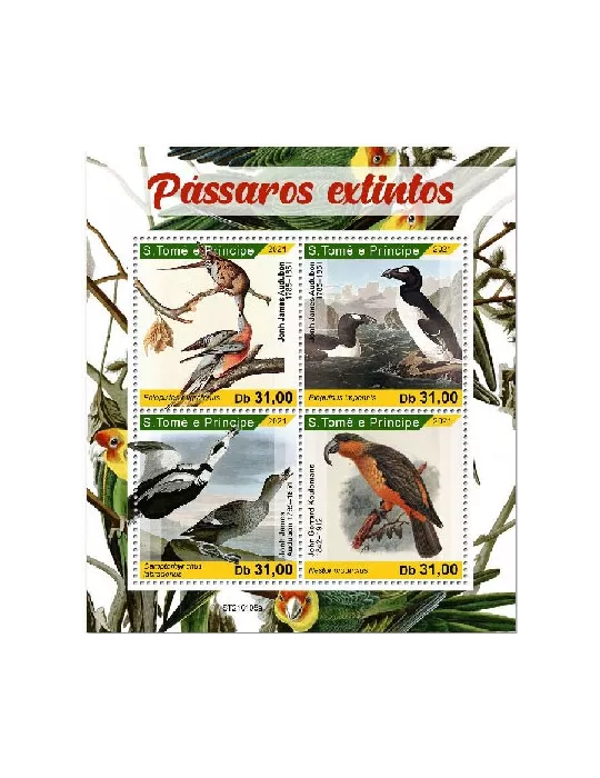 n° 7567/7570 - Timbre SAINT-THOMAS ET PRINCE Poste