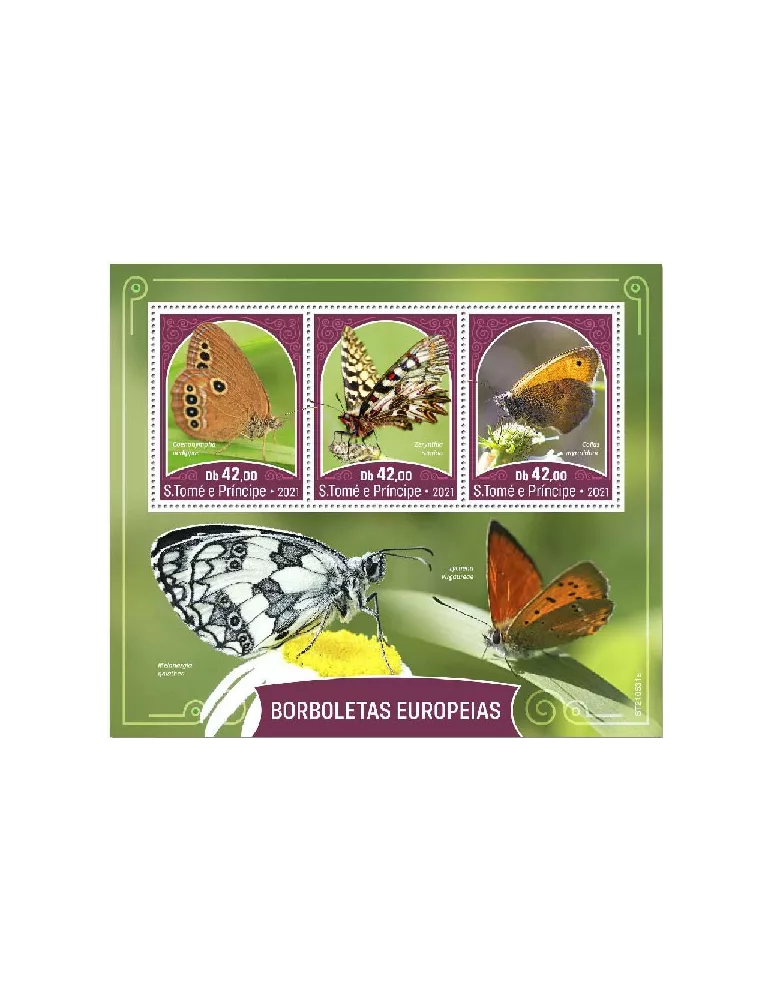 n° 8214/8216 - Timbre SAINT-THOMAS ET PRINCE Poste