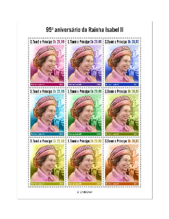 n° 8424/8432 - Timbre SAINT-THOMAS ET PRINCE Poste