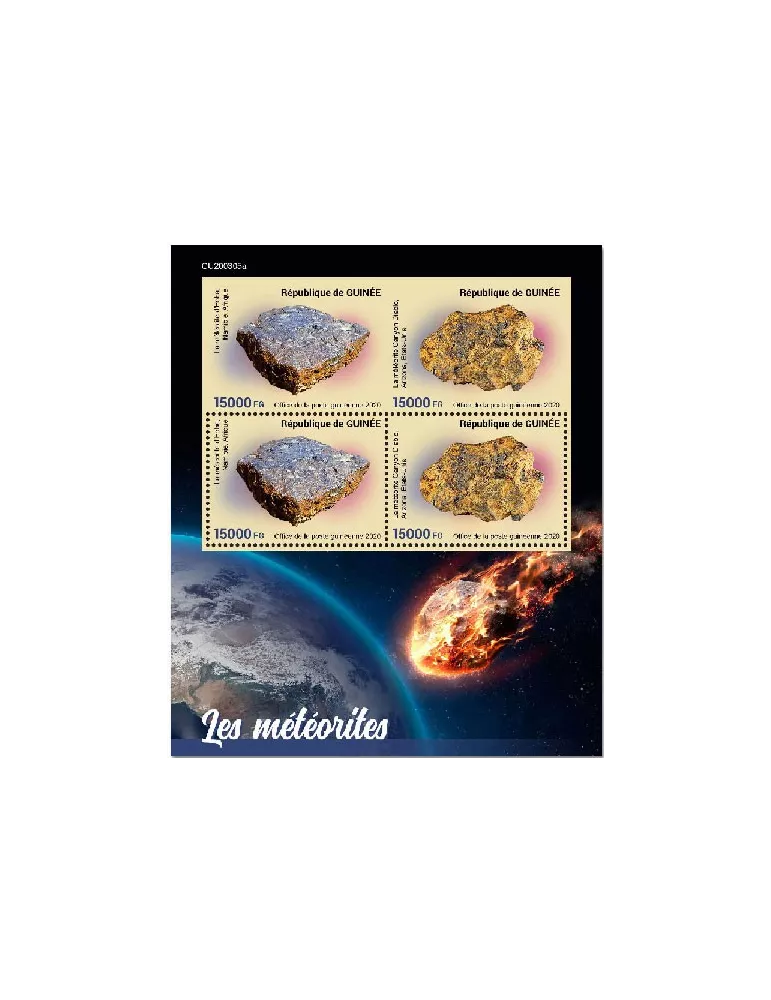 n° 10746/10747 - Timbre GUINEE Poste