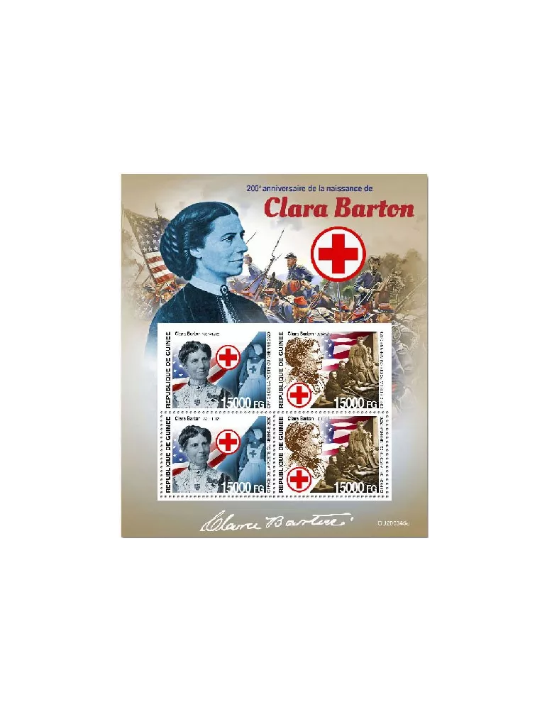 n° 10826/10827 - Timbre GUINEE Poste