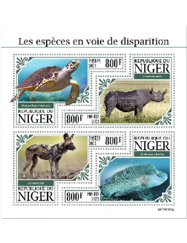 n° 6398/6401 - Timbre NIGER Poste