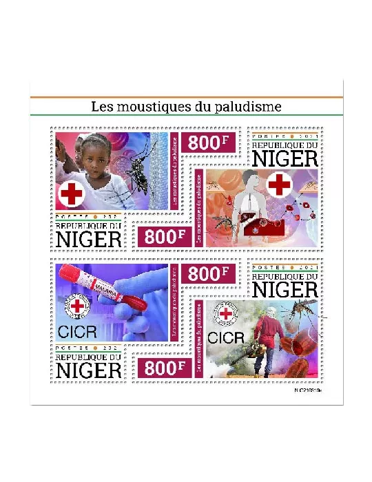 n° 6434/6437 - Timbre NIGER Poste