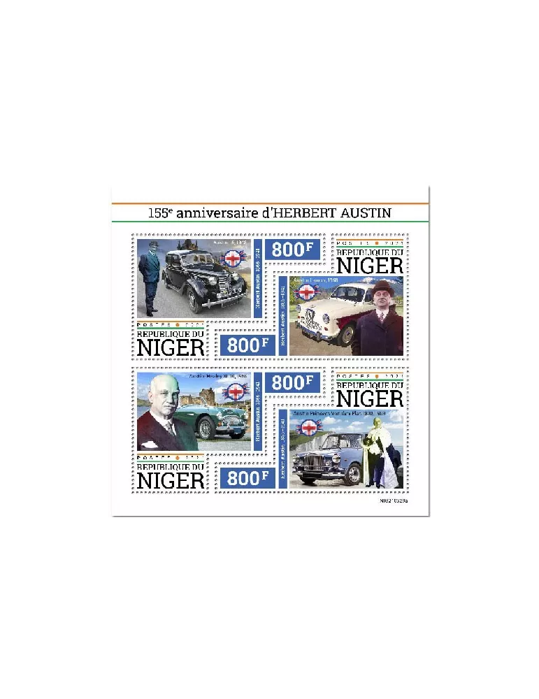n° 6454/6457 - Timbre NIGER Poste