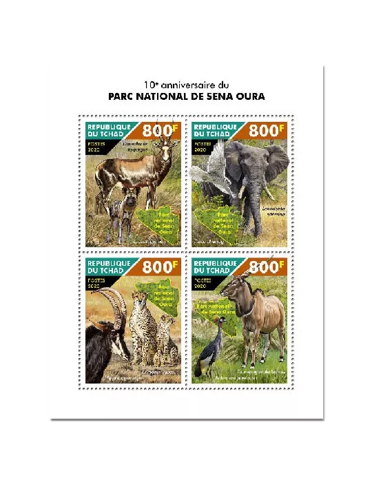 n° 2910/2913 - Timbre TCHAD Poste