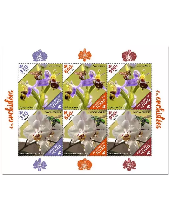 n° 3078/3083 - Timbre TCHAD Poste