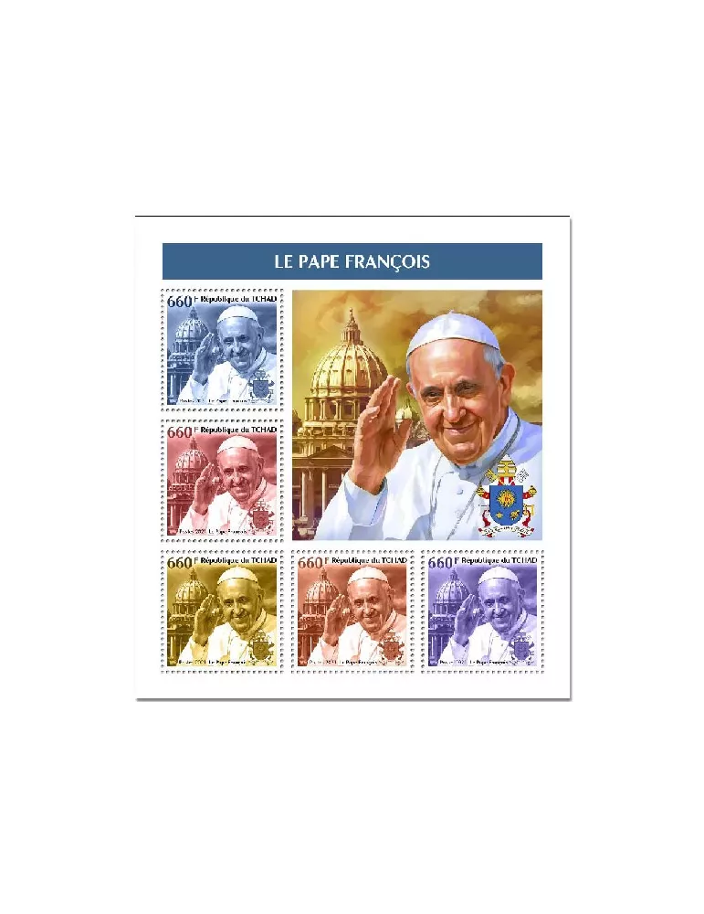 n° 3404/3408 - Timbre TCHAD Poste