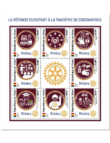 n° 3944/3951 - Timbre TCHAD Poste